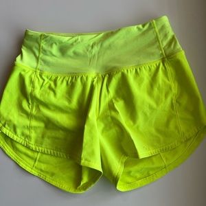 Lululemon speed up mid-rise shorts